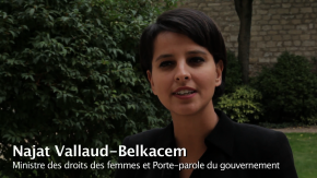 Intervention de la ministre Najat Belkacem